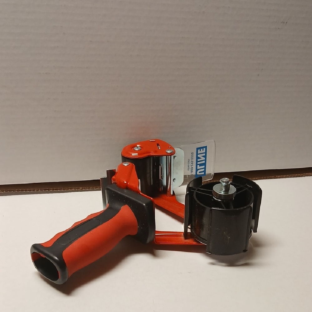Uline Magnetic 2 Inch Red Black Tape Dispenser NWOT